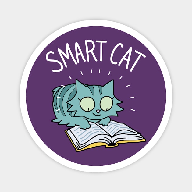 Smart Cat Magnet by spacecoyote